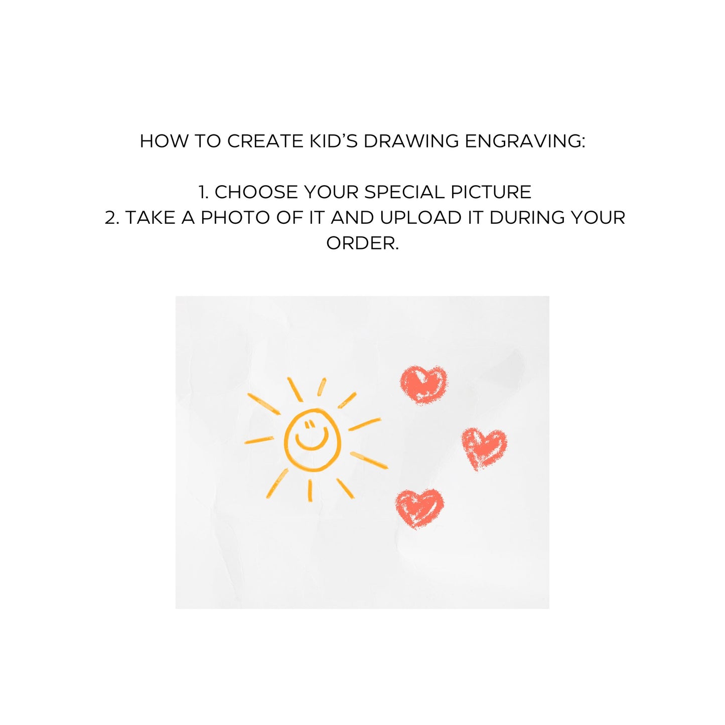 Kid's drawing round disc necklace