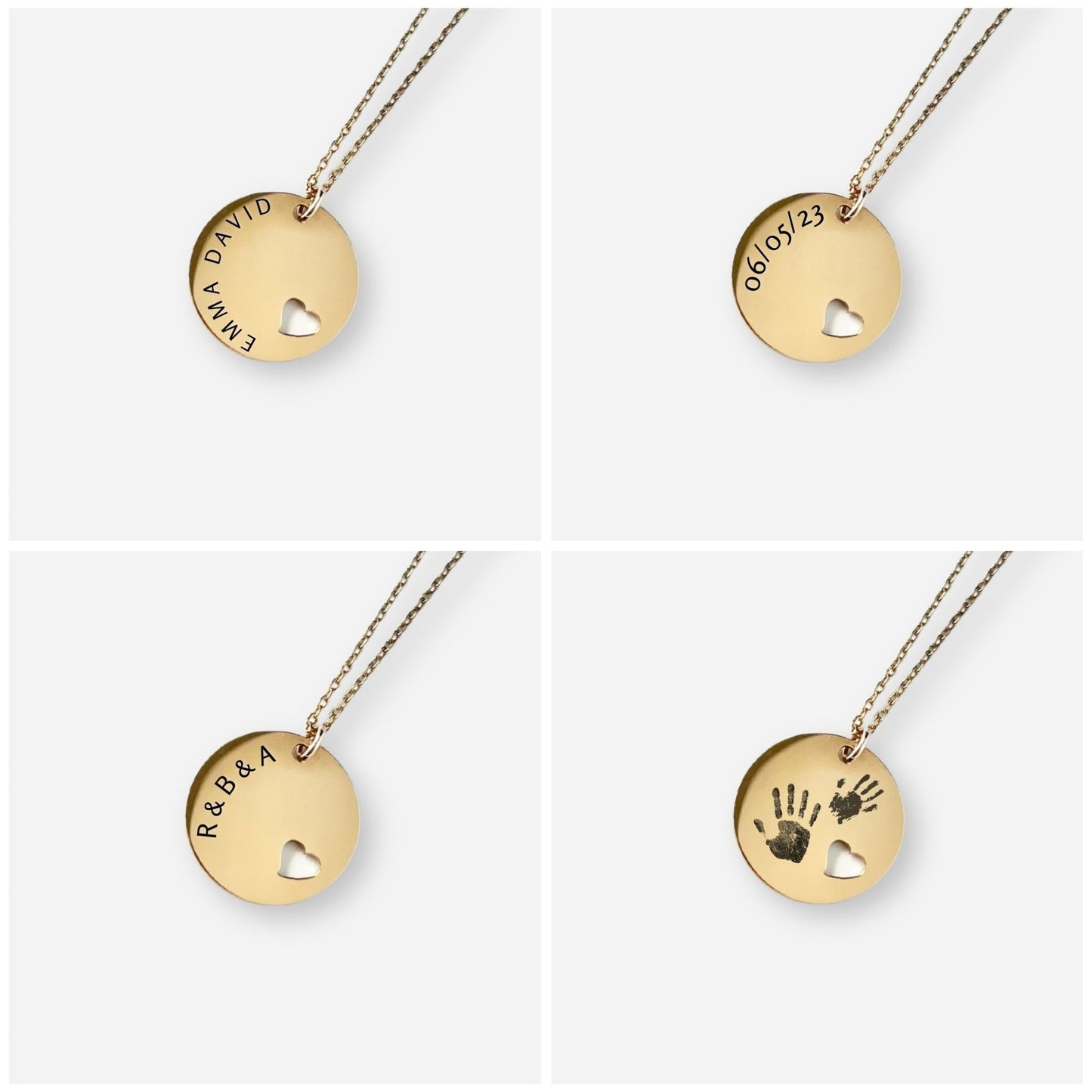 Mom necklace with kid names