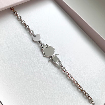 Personalized Mom bracelet with 1 boy charm