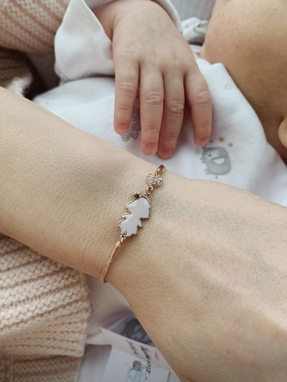Custom mom bracelet
