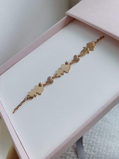 Custom mom bracelet