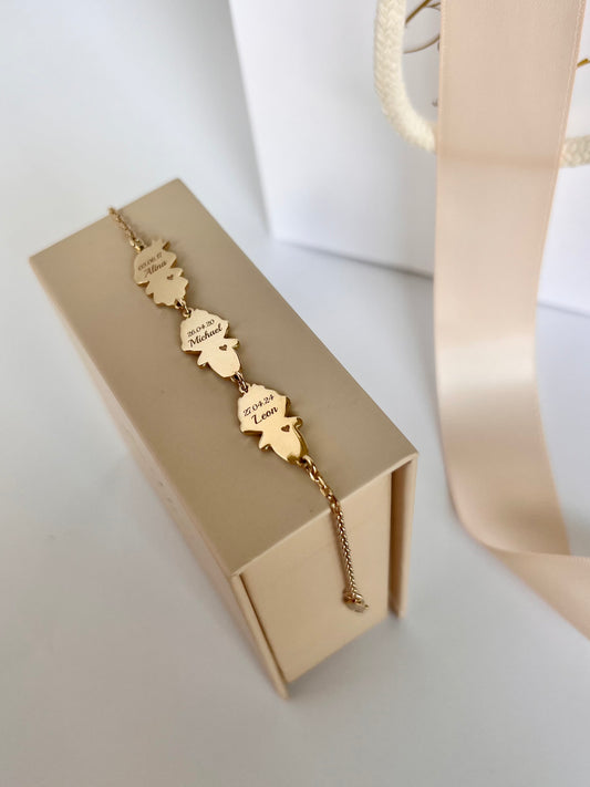 Custom mom bracelet